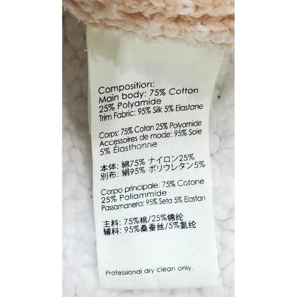 Phillip lim 3.1 Sweater Peach and Beige long sleeve size Medium - Picture 8 of 8